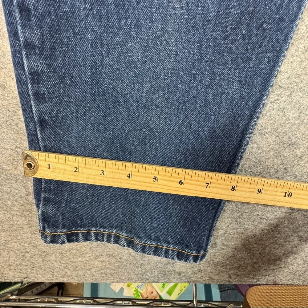 Vintage Levi’s 505 Orange Tab 90s Blue Straight Leg Jeans 36x30 Classic Denim - Picture 8 of 14